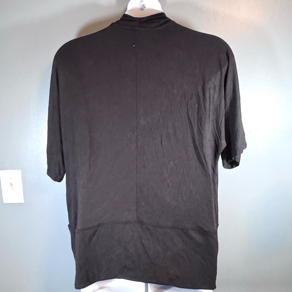 Zenergy by Chico’s Black Open Front Cardigan Shrug Size 3 XL Stretch - Picture 3 of 9